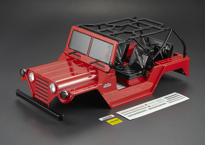 1:10 Body  Crawler Warrior Willys Ford Mutt M151 (painted Red)