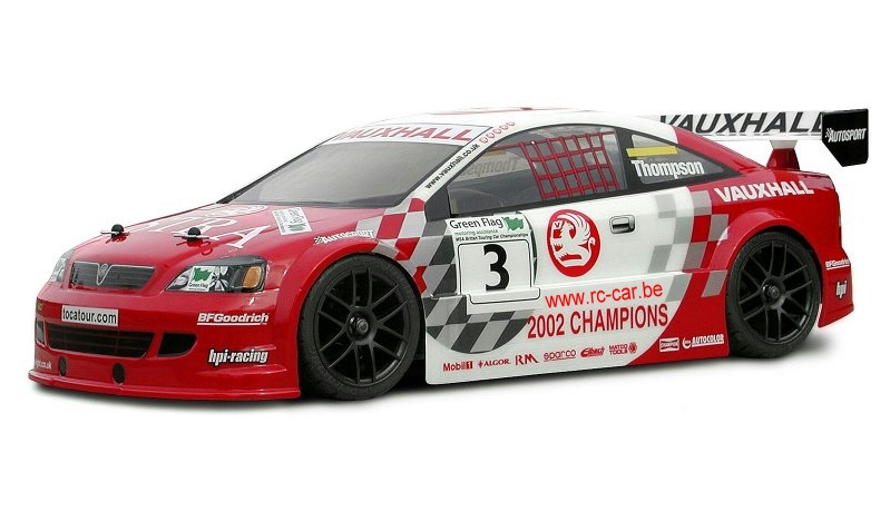 1:10 Body Opel Astra Vauxhall  200mm clear + Decals