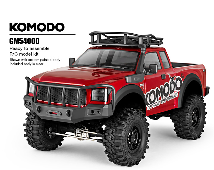 GMADE KOMODO GS01 1:10 TRUCK SCALE KIT gm54000 Crawler 4wd Trail