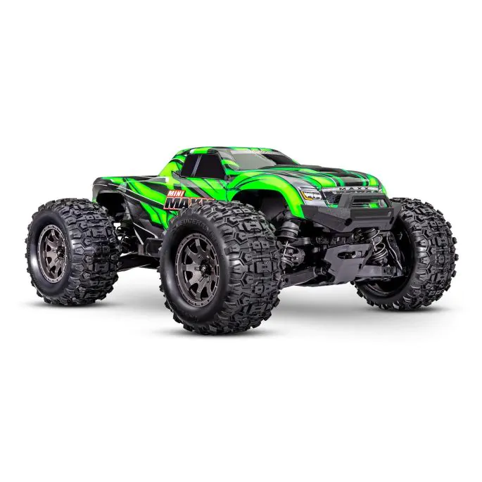 Traxxas Mini Maxx BL-2s Green incl. battery & USB charger 